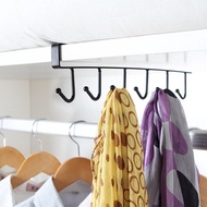factory LHX Kitchen Cupboard Storage Rack Cupboard Shelf Hanging Hook Organizer Closet Clothes Mug S