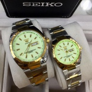 【Watch】 7BSP Set Watches Couple NEW WATCH SEIKO 5 COUPLE SET