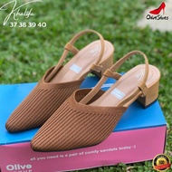 Khaliva olive shoes Beautiful Lace shoes