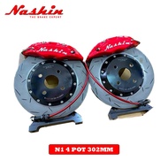 Perodua Myvi 2005-17 - Nashin N1 Mini 4 Pot Big Brake Kit (302mm)