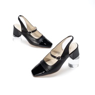 Giày da mũi vuông Yumi 6cm Kosu K-25050 giày cao gót nữ sang trọng Nhật Bản