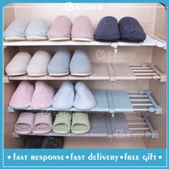Flexible Wardrobe Divider Multifunctional Shoe Rack Cupboard Divider Size 48 - 75 cm - Evolvia