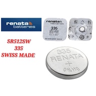 Renata 335 SR512SW Battery Silver 1.55V Battery SWISS MADE