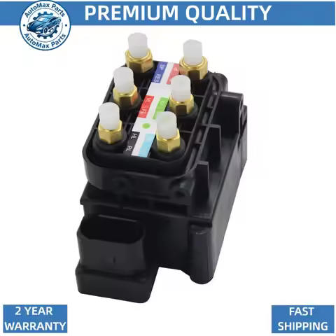 Air Compressor Solenoid Valve Block for Audi Avant Allroad C5 C6 A6 A8 S6 S8 D3 Air Suspension Valve