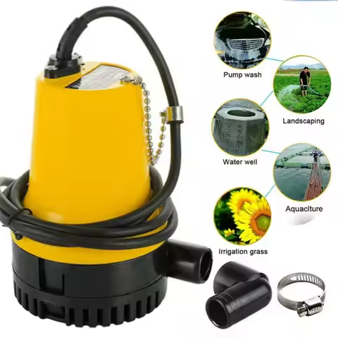 Submersible Circulation Electric Submersible Pump Operating Depth 6.5 Feet Efficient Electric Submer