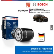 Bosch Oil Filter for Perodua Myvi D20N/Axia/Aruz/Bezza/Ativa 0986AF0363
