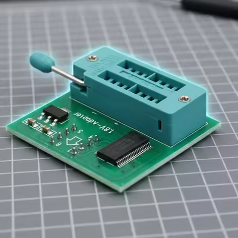 1.8V SPI Flash Adapter Board For W25 MX25 Chip Programmer TL866 CH341 Burning Device