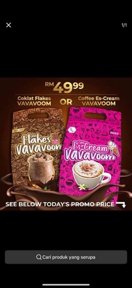 1PACK VAVAVOOM COFFEE atau COKLAT FLAKES BY CIKNA