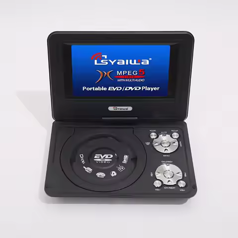 7.8 "TV Portable EVD Player CD Games Mobile HD Mobile DVD Player With180°Rotion Screem