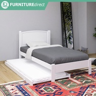 Furniture Direct THOMAS single size pull out bed katil single kayu