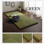IKEHIKO Japanese rush grass Tatami Mattress Foldable Bed Futon Green Japan 1638