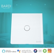 BARDI Smart Wall Switch 1 Gang Touch Switch Touch Wifi Timer IoT