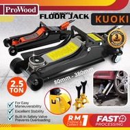 PROWOOD KUOKI 2.5 Ton Car Jack Hydraulic Floor Jack Low Profile Jack Kereta Car Jack Stand 3 Ton Jek