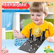 CHANMVPHD Bingo Lotto Game Set, ABS Interactive Bingo Cage Game,  Rotary Cage Revolving|Bingo Balls 