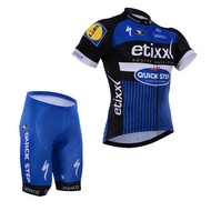 QUICK-STEP  Men Pro Cycling Jerseys Set  Mountain Bike Bicycle Jerseys Quick Dry MTB Road Bike Cloth