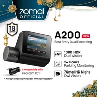 70mai Dashcam A200 Dual Channel 1080P Full HD+ HDR 24H Parking Surveillance