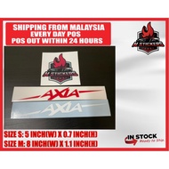 [M STICKERS] AXIA SIDE MIRROR STICKER AXIA LOGO PERODUA AXIA