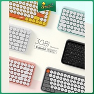 SuperGamer AJAZZ 308i 84 Buttons Candy Color Mechanical Keyboard Multi-Device Bluetooth wireless Gam