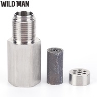 Thép không gỉ Adapter m18x1.5 Oxy O2 cảm biến Extender Bộ chuyển đổi vật ngăn O2 cảm biến mô phỏng E