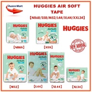 HUGGIES AIR SOFT DIAPERS (TAPE)