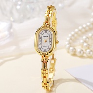Medieval Bracelet Watch Small Retro Small Gold Watch Oval Light Luxury Literary Watch Women's Watch