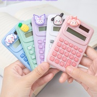 Mini  Calculator Cartoon 8 Digits LCD Electronic Calculators Kid Primary School Stationery Calculati