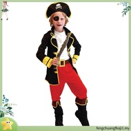 Kids Costume - Role Play For Pirate Main Peranan Kostum Lanun Hadiah Baju Budak Pakaian Halloween An