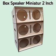 Miniature Box Line Array 2 inch Double CNC – DIY Audio Project Speaker Box Line Array Speaker