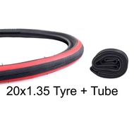 Tayar Basikal Lajak Sotong 20x1.35 ( 35-406 ) Tube COMBO SET Tyre Tiub Bicycle Tyre Tire COMBO SET