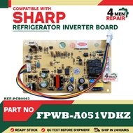 FPWB-A051VDKZ COMPATIBLE WITH SHARP REFRIGERATOR PCB BOARD FPWB-A051 FPWB A051VDKZ A051