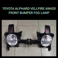 FRONT BUMPER FOG / SPOT LAMP TOYOTA ALPHARD VELLFIRE ANH20 2008-2015 FOG LAMP / SPOT LIGHT / BUMPER 
