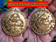 Siete Hunos Engraved Medalyon