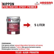 CAT EPOXY PRIMER // CAT UNTUK DIGUNAKAN BERSAMA CAT EPOXY // NIPPON PENETRATIVE EPOXY PRIMER 5 LITER