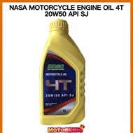 MINYAK 4T NASA MOTORCYCLE 20W50 API SJ ENGINE OIL NASA 4T