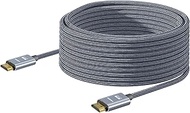 HDMI Cable 4K 60 Feet, 18Gbps High Speed HDMI 2.0 Cable HDCP 2.2 HDR 3D 1080P 28AWG Ethernet-Braided HDMI Cord-Audio Return(ARC) for Monitor Xbox PS5 PS3/4 Roku Fire TV Samsung LG etc