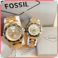 Fossil~nFstainless%Rsteel(jm|fashion=xo|watch=Fd|for>GM}men>t}women>r}couple watch water proof  Non