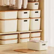 Storage Storage Box Desktop Sundries Snacks Rectangular Organizer Box Plastic Storage Box with Lid P