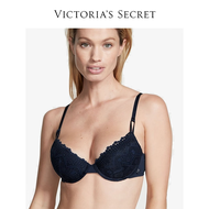 维多利亚的秘密（Victoria\'s Secret）维密 舒适性感文胸有钢圈胸罩内衣女本命年红色新年礼物送女友 4X0K海军蓝 11200784 34C