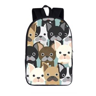 Cute Dog Dachshund French Bulldog Backpack for Teenagers Boys Girls School Bags Kids School Backpacks Children Book Bag