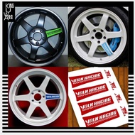 Phản Quang Bánh Xe Trung Tâm Dán Tia Te37sl Xanh Lá Mark Nhiều Màu Sắc Lốp Phản Quang Trung Tâm Dán