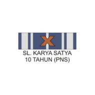 Satyalancana Karya Satya X / Satya Lencana PNS 10 Tahun Pita PDH