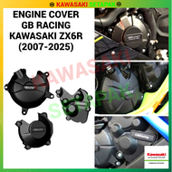 ENGINE COVER GB RACING KAWASAKI ZX6R-BLACK (2007-2025)