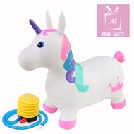 Bouncy Horse Hopper Toys for Kids Inflatable Kids Ride Toy Birthday Gifts Inflatable Jumping Horse C