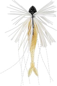 Duo Raris Small Rubber Jig, 0.2 oz (5.0 g), J031 White Shrimp