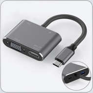 [包郵 Free Shipping] 1轉4 Type-C to USB / VGA / HDMI/Type-C Adapter  (Apple Macbook / pro 也可用) 雙monitor