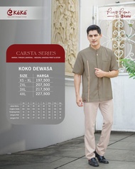 Sarimbit Keke Calista Series Gamis dan Koko Dewasa Thrush Terbaru | Calista Series | Keke Busana | S