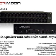 ORIGINAL CRIMSON 231 EQUALIZER