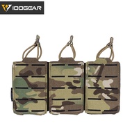 IDOGEAR Tactical LSR 556 Triple Mag Pouch Triple Mag Carrier nylon MOLLE Mag Pouch Laser Cut 3567