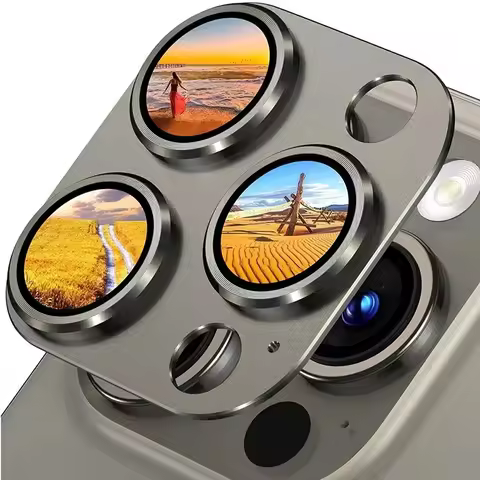 Metal Camera Lens Protector For iPhone 15 14 Pro Max Plus Camera Protector For iPhone 16 Pro Max Plu