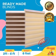 READY MADE Zebra Blinds/Combi Blinds for window curtain glass (High Quality)